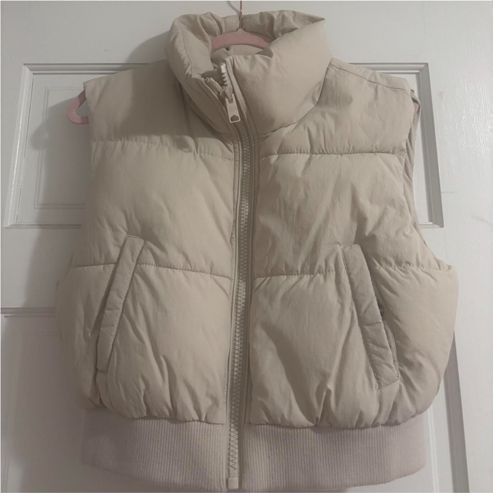 Garage Kids Beige Puffer Vest